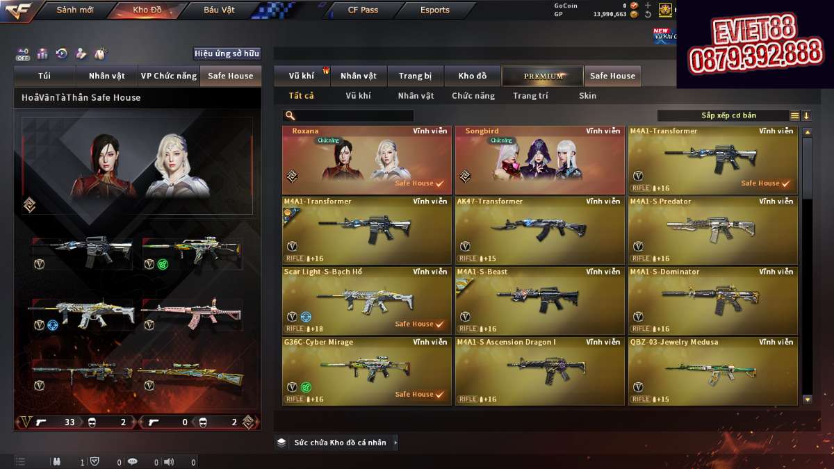 shop acc cf uy tin gia re